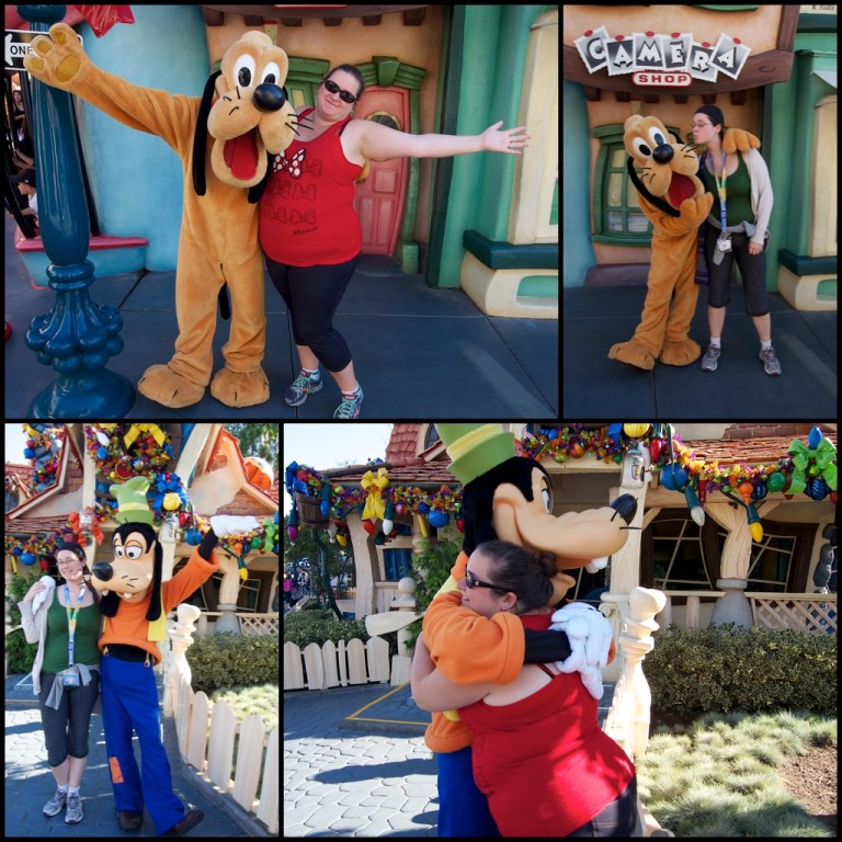 pluto + goofy